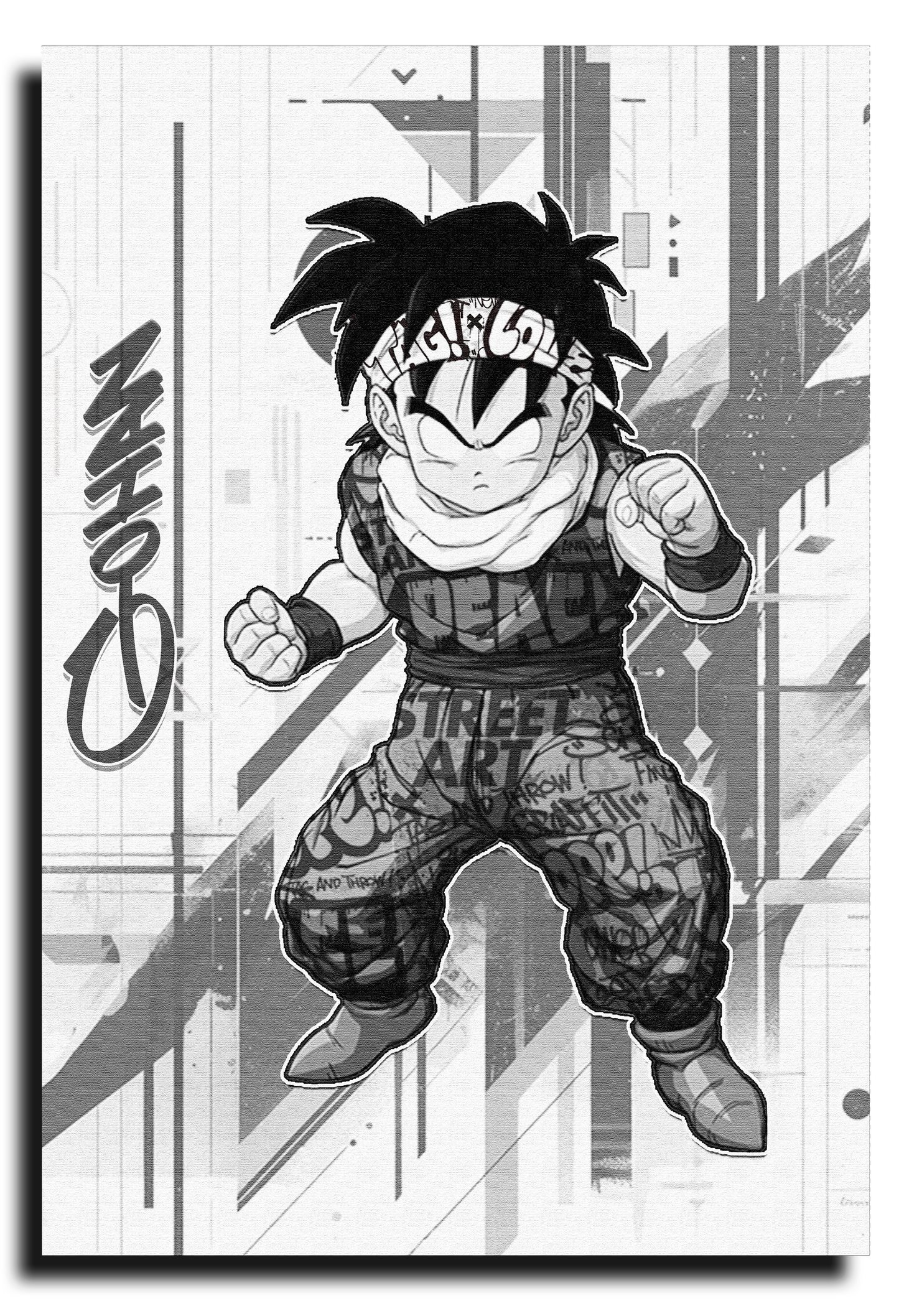 Kid Gohan print - Premium Matte Papper