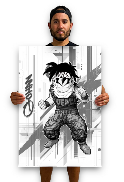 Kid Gohan print - Premium Matte Papper